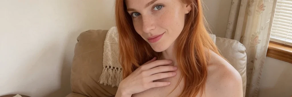 red haired young woman on irish sex cam